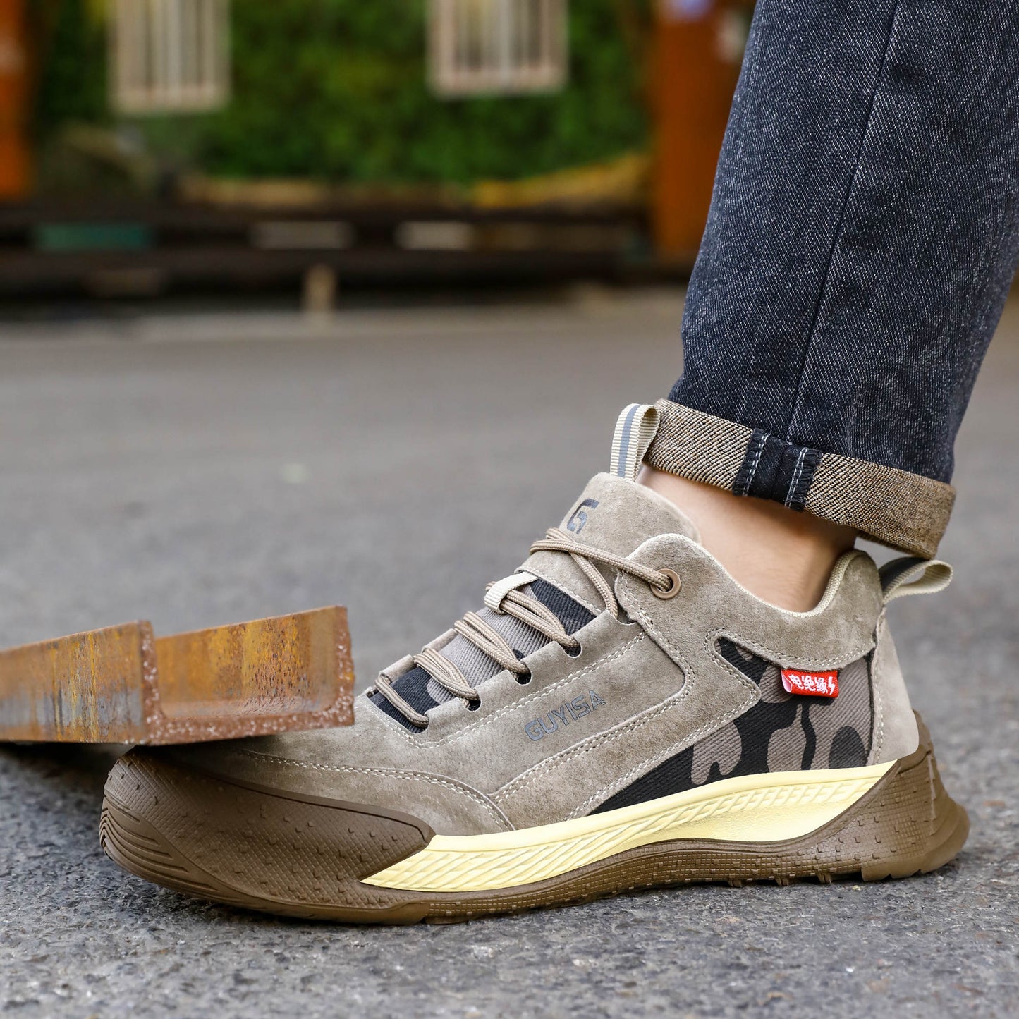 Ark – zapato de seguridad beige con puntera – Kraft Uruguay, vista 7