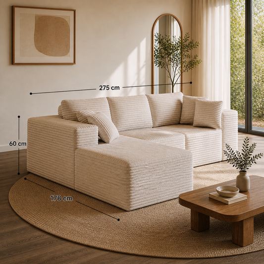 Sillón Cama 3 Cuerpos – Sofá Moderno Amplio Convertible
