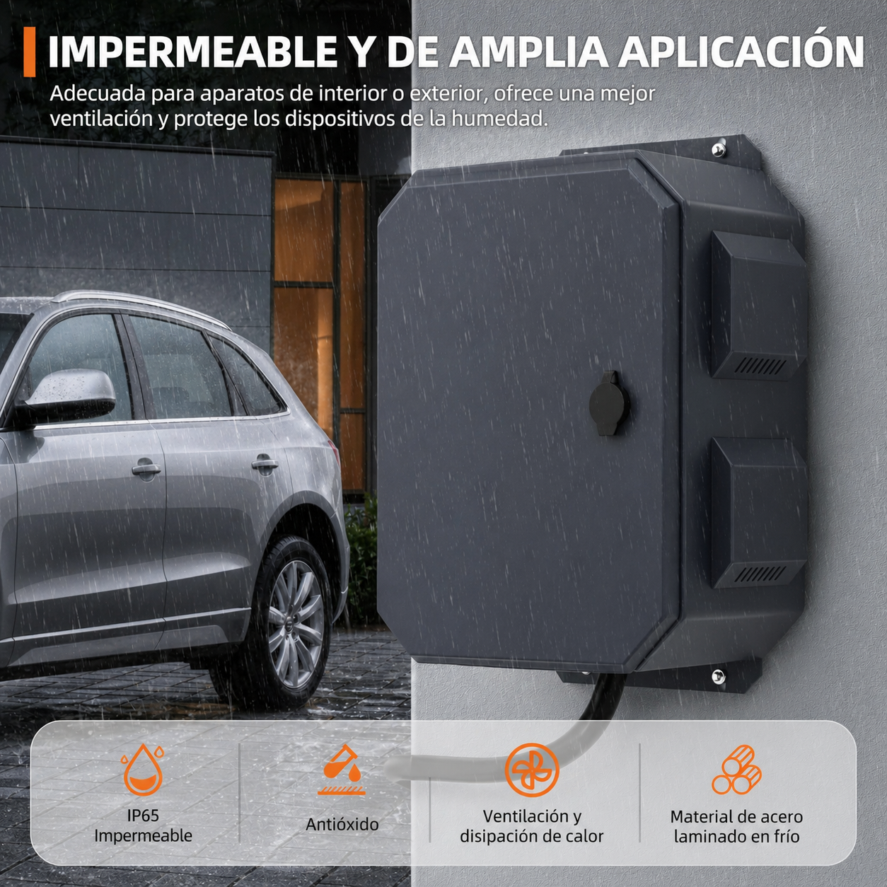 Gabinete Eléctrico Exterior IP65 con Ventilación