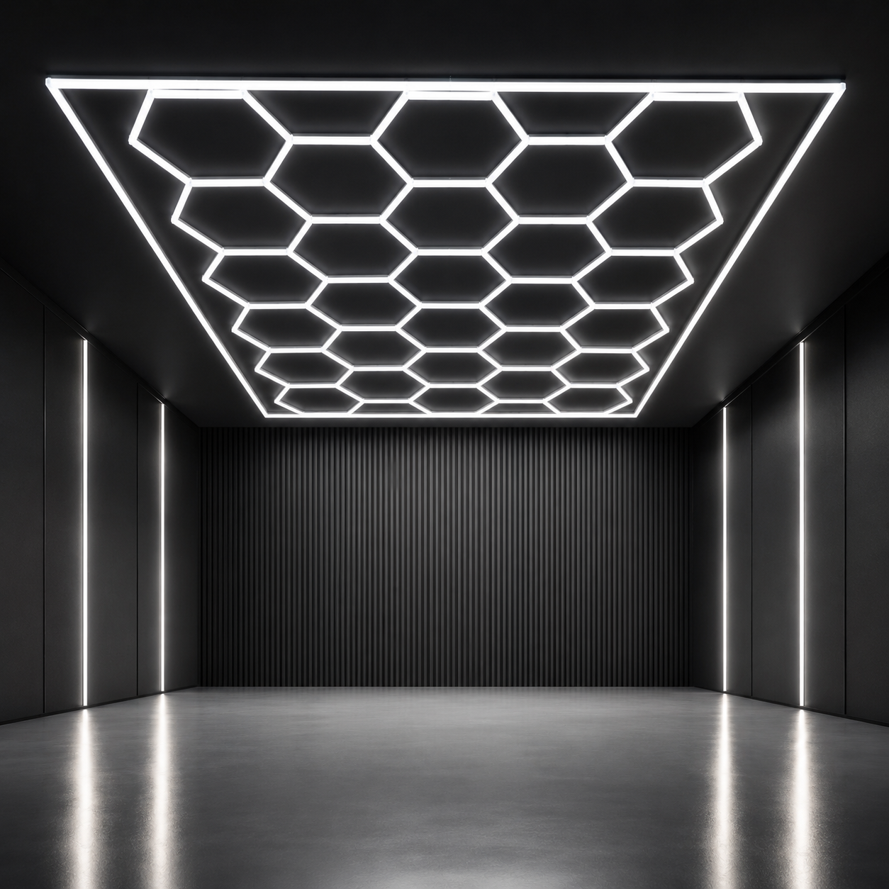 Paneles LED Hexagonales para Techo – Iluminación Premium