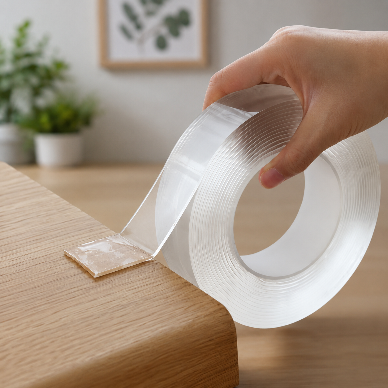 Cinta Adhesiva Multifuncional Transparente Reutilizable – Ultra Fuerte