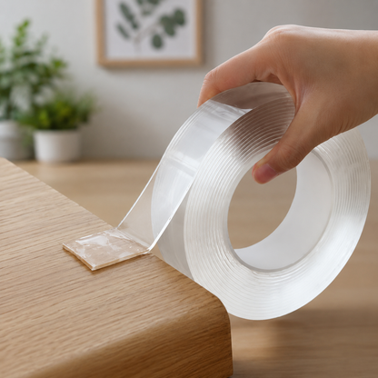 Cinta Adhesiva Multifuncional Transparente Reutilizable – Ultra Fuerte