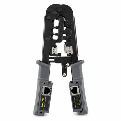 Pinza Crimpadora RJ45 8P8C Con Tester De Red Profesiona