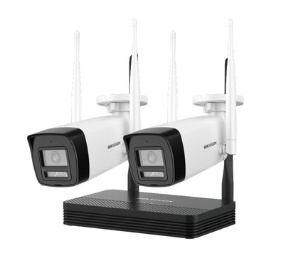 Kit Hikvision IP Wi-Fi 6 – 2 Cámaras + NVS 4 Canales